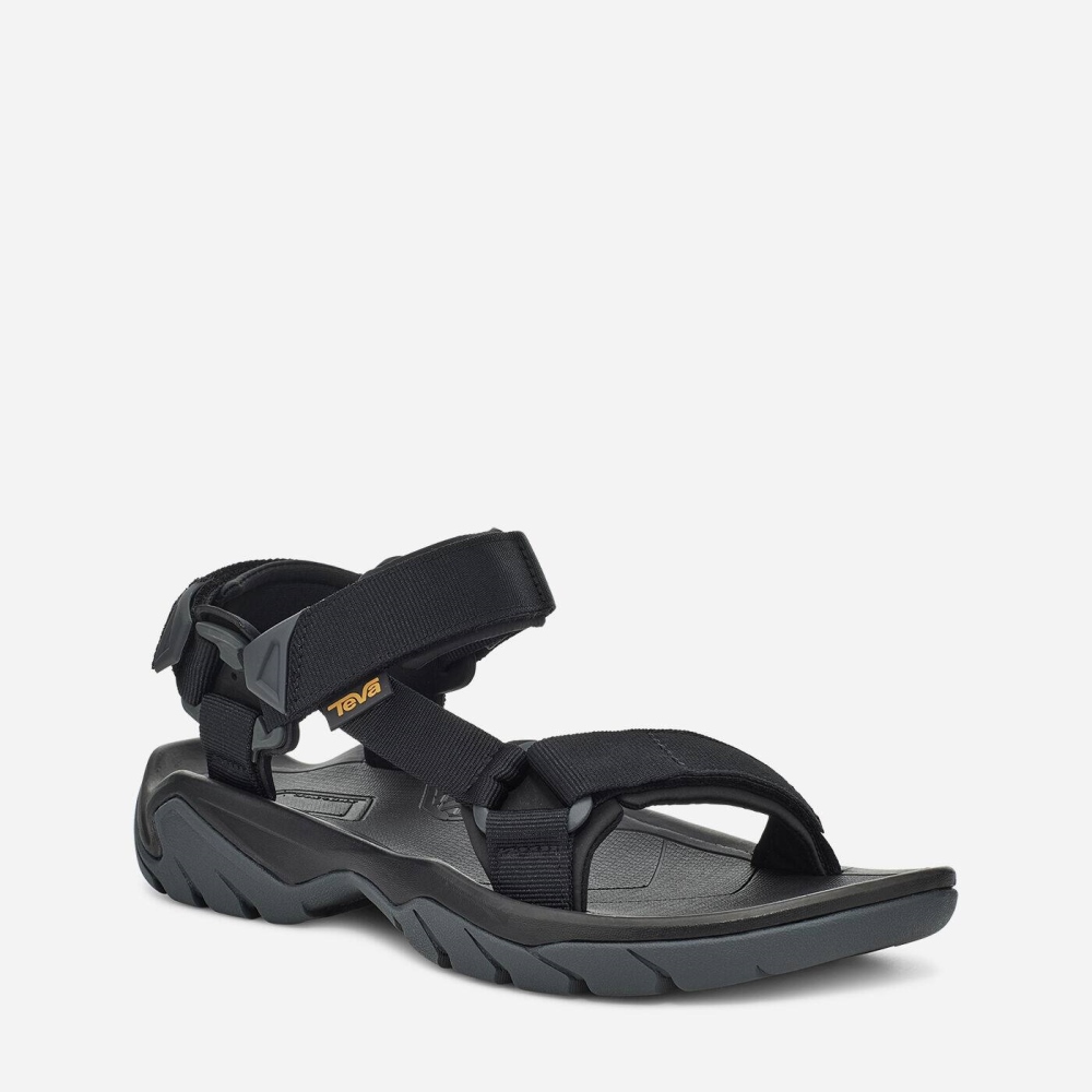 Teva Terra Fi 5 Universal Men's Black / Grey Sandals CA63468 Canada Clearance